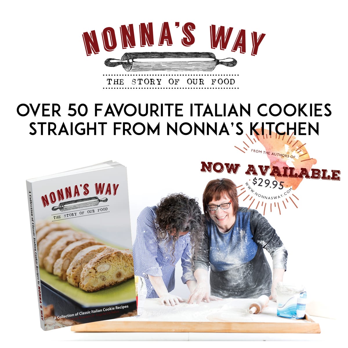 Nonna's Way cookie recipe book now available